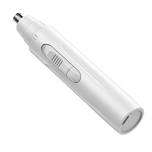 Épilateur de nez sans douleur, tondeuse électrique professionnelle indolore pour poils du visage, tondeuse rechargeable indolore pour poils du visage, tondeuse double bord rotative à 360° pour nez et (Binqteah, neuf)