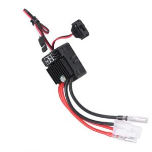 RiToEasysports ESC de Voiture RC, Contrôleurs de Vitesse électriques Brossés étanches à la Poussière 60A pour RC Car Truggy 1/10 RC Car (Funwehua, neuf)