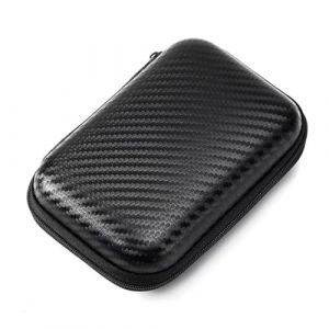 Pochettes pour disque dur, rectangulaire 14 x 10 x 4 cm, noir, rangement compact pour disques durs externes, appareils &eacute;lectroniques et accessoires (STANMAR CONCEPT, neuf)