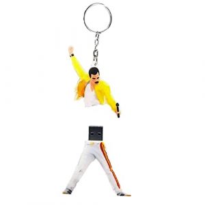 Freddie Mercury Cl&eacute; USB 3.0 64GB Go & Porte-cl&eacute;s Freddie Mercury Queen Pendrive 3.0 Freddie Mercury Boh&ecirc;me Rhapsody Gadget id&eacute;e Cadeau unit&eacute; de m&eacute;moire Flash Stylo Disque Pen Drive Superspeed (Shop and Solve, neuf)