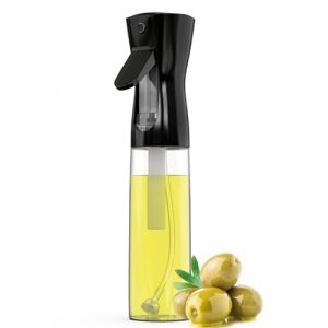Pulv&eacute;risateur d'huile. Vaporisateur d'huile de cuisine 300 ml Distributeur d'huile Spray en flacon doseur d'huile olive vaporisateur d'huile et de vinaigre pour la cuisson (Black 1 pc) (ACTIVOTEX, neuf)