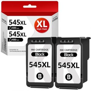PG 545 XL Replacement pour Cartouche Canon 545 XL PG-545XL PG545-XL Multipack pour Pixma TS3350 MG2550 TS3150 MG2555S TS3450 MX495 MG2950 IP2850 TR4550 TS205 TS305 TS3151 TS3351 (2-545-XL-Noir) (Yang Mo Yang, neuf)