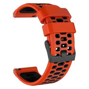 MYSNBKN Bracelet montre pour Suunto 9/9 Baro/D5/D7/Spartan Sport/Wrist HR/Traverse 24mm/Smartwatch 2 SW2, 24mm Quick Release Silicone Replacement Band (MYSNBKN-FR, neuf)