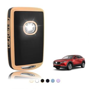 TOOMUME Coque Cl&eacute; TPU, Etui Cl&eacute; &Eacute;tui Cl&eacute; Adapt&eacute; pour Mazda 2/3/6 M2 M3 M6 CX-3 CX-4 CX-5 CX-8 CX-9 CX-30 CX-50 CX-60 CX-90 MX-5 MX-30 Axela, Couvre Clef Cache Cle Voiture Tel&eacute;commande - Smart Key (TOOMUME, neuf)