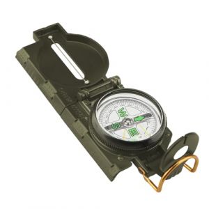 Boussole randonn&eacute;e, Boussole Militaire, mat&eacute;riau en Alliage d'aluminium, Convient pour la Chasse, la randonn&eacute;e et Les activit&eacute;s de Camping en Plein air, Confirmer la Direction (TROLLEYPOP, neuf)