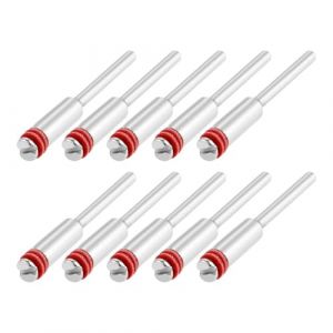 PNMNZTPAP 10 pièces 2.35mm mandrins de Roue de Polissage Disque de Coupe Diamant mandrin Support de Roue de Coupe Compatible for Les Accessoires Dremel Outil Rotatif Accessoires pour Outils à Main (yangchengleiminshangmaodian, neuf)