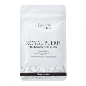 Royal Puerh, th&eacute; ferment&eacute; vieilli en Vrac | Qualit&eacute; Premium | Go&ucirc;t terreux et bois&eacute;| Th&eacute; noble et ancien | 100g (LOKAL : Epicerie fine en ligne, neuf)