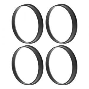 TUCKBOLD 69,1 Mm &Agrave; 66,1 Mm Bagues De Centrage De Roue De Voiture en Polycarbonate Noir Anneaux De Moyeu De Roue Centrale Absorbant Les Chocs 4 Pi&egrave;ces (Tuckcar, neuf)