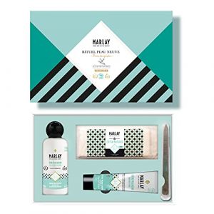 Marlay Cosmetics - Coffret Rituel Soin Peau Neuve - Lotion & Crème Pieds Secs et Abimés - Chélidoine Bio - 99% Origine Naturelle - Soigne Callosités, Cuticules, Cors & Crevasses - Fabriqué en France (MARLAY COSMETICS, neuf)