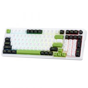 Redragon K686 Pro Clavier de Jeu RVB sans Fil Gasket, 98 Touches, 3 Modes, m&eacute;canique avec Bouton de contr&ocirc;le, att&eacute;nuation Bruit 5 Couches, Interrupteur lin&eacute;aire, US Layout (Radioddity France, neuf)