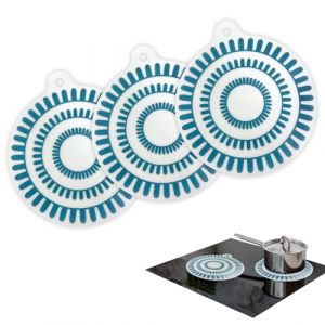 Protection Plaque Induction, Cache Plaque Electrique, 3 Pi&egrave;Ces Prot&egrave;Ge Plaque Induction, Couvre Plaque Induction Se D&eacute;Colore &agrave; haute temp&eacute;Rature, Antid&eacute;Rapant Plaque Protection gaziniere (yuanyanamz, neuf)