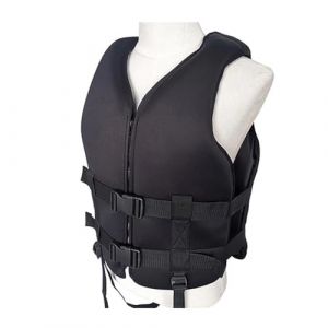 Gilet de Sauvetage Adulte Sup Boat, Gilet de Flottabilité 75N Avec Sangle D'entrejambe, Gilet De Sécurité D'aide À La Flottabilité, Gilet De Plongée En Apnée, Veste De Natation Pour Kayak,Noir,XL (Tai Yuan Shi Wan Bai Lin Qu Peng Yan Dian Zi Shang Wu Jing