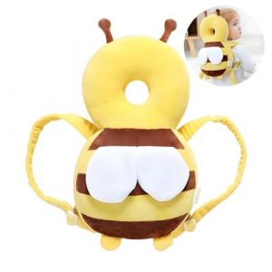 PandaEar Sac &agrave; Dos de Protection de T&ecirc;te pour B&eacute;b&eacute;, Prot&egrave;ge-T&ecirc;te pour Tout-Petit en Marchant, Coussin de Protection Ajustable (Jaune) (PandaEar, neuf)