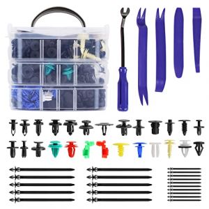 DOCAS 935PCS Rivet Clips Plastique, Rivet Plastique Fixation,clips fixation voiture （modèle 4） (Docas Parts, neuf)