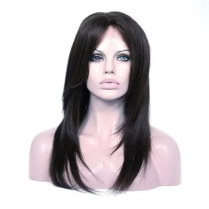 Perruque Cheveux Humains Lace Frontale Cheveux Naturels Perruque Femme Moyen Long Cheveux Naturels Perruque Lace Frontale (Jingqijin, neuf)