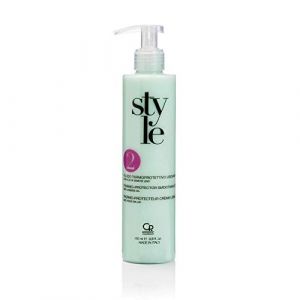 Style - Thermo-protecteur Crème Lissant - Produit Coiffant à l'Huile de Lin Hydratant et Nourrissant pour des Cheveux Parfaitement Lisses - 250 ml (Capello Point - Professional Beauty Milano, neuf)