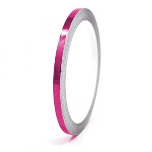 Finest Folia Bandes adhesives d&eacute;coratives pour auto voiture moto bateau mod&eacute;lisme nombreux coloris longueur 8,5m ruban adh&eacute;sif (Chrome Pink, 3mm) (Finest-Folia, neuf)