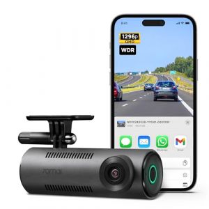 70mai 2K Dashcam Voiture M310, 1296P Camera Voiture, WiFi Caméra Embarquée Voiture,WDR,Vision Nocturne, Enregistrement en Boucle,Mode Stationnement 24H,G-Capteur,Dash Cam de Contrôle APP,Max 256 Go (70mai-EU, neuf)