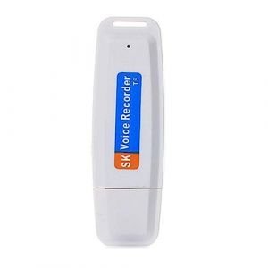 Kahdsvby Clé USB Enregistreur Audio NuméRique Dictaphone Stylo Vocal USB Disque U Portable Prise en Charge Maximale Carte MéMoire 32 Go (Blanc) (dacexinwangluo, neuf)