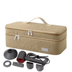 Organisateur de coiffure - Mallette de voyage portable pour outils chauds - Sac de rangement résistant à la chaleur - Support léger pour fer et sèche-linge pour les voyages d'affaires, la routine (xistreek, neuf)