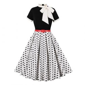 PINTUTU Robe Femme Mariage Robe Annee 60 Robe Elegante Femme Robe Velours Robe Victorienne Femme Robe Longue Femme Chic Et Elegant Femme Robe bapt&ecirc;me col Rond Manches Courtes (PINTUTU SEXY, neuf)