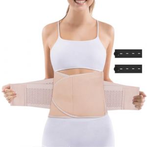 ACWOO Ceinture Post Accouchement, Récupération Ceinture Abdominale Gainante avec Etenseurs de Taille de Pantalons, Réglable Respirant Ventre Plat Gaine Post-Partum pour Récupération Après la Grossesse (AOGOE-EU, neuf)