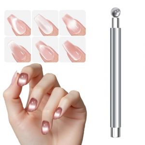 Aimant pour ongles pour les yeux de ,aimant double pointe &oelig;il de chat avec poign&eacute;e ergonomique | de beaut&eacute; pour manucure avec poign&eacute;e ergonomique pour salon maison rendez-vous et &eacute;tude (rosclouds, neuf)