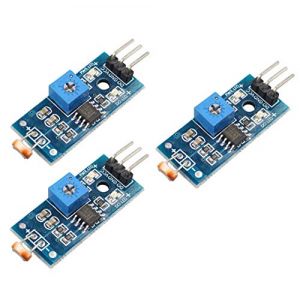 DollaTek 3Pcs Module num&eacute;rique de capteur d'intensit&eacute; Lumineuse Photo r&eacute;sistor Photor&eacute;sistance pour Arduino UNO (DollaTek, neuf)