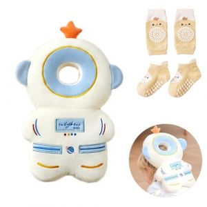 Bambebe Bébé Protection de la Têt Securite Casque Bebe Anti Choc Protection Baby Head Protector Casque Protection Bébé Protection Tête Enfant Sac à Dos Tout-Petits(Astronaute) (Aling2020, neuf)
