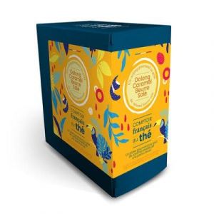 Thés et Oolongs en Sachets Mousselines - Comptoir Français du Thé - Maison Française - Thé en Sachets Individuels (Caramel Beurre Salé) (absolugreen, neuf)