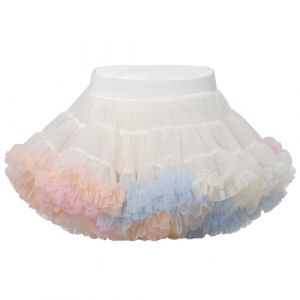 LACOFIA Jupe Tutu en Tulle pour Fille Princesse Tutu Pettiskirt pour Enfant Mini Jupe &agrave; Bulles pour la F&ecirc;te et la Danse Multicolore M 5-7 Ans (Lacofia, neuf)