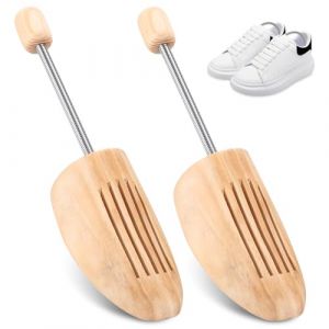 Zhufas Embauchoirs à Chaussures, 1 paires Embauchoirs de bois, Embauchoirs à Chaussures Femme Homme, Avec Ressort Spirale, Respirant, Embauchoirs Bottes Agrandisseur Embochoire Chaussure.(42-46) (LIUZZA NIELE S.R.L., neuf)
