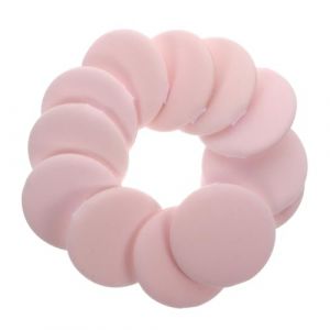 SAFIGLE 12 pièces Éponge pour Maquillage et Fond de Teint Format Sec et Humide pour Types de Peau Rose (Grand Di, neuf)