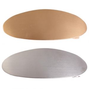 Clips fran&ccedil;ais pour les cheveux, clips plats pour les cheveux &eacute;pais, Grands barrettes sans glissement, Gold Silver Metal Oval Hair Barrettes Clips fran&ccedil;ais pour les &eacute;v&eacute;nements officiels du bal de mari (Jessiton, neuf)