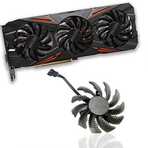 Dotodo Ventilateur 75 mm T128010SU 0,35 A pour carte graphique Gigabyte AORUS GTX 1080 1070 Ti G1 Gaming Fan GTX 1070Ti G1 (1 pièce) (SZDQEU, neuf)