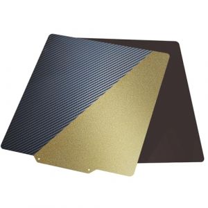 TIOPY PET(Carbon Fiber)+PEI(Diamond) Plaque impression 3d 310X310 mm, tapis flexible en acier &agrave; ressort Hot Bed pourArtillery SW-X1/X2,CR-10,CR-10S/pro,CR-10 V2,V3,Tevo Tornado,Nereus,Anet A8 Plus (TIOPY OFFICIAL STORE, neuf)