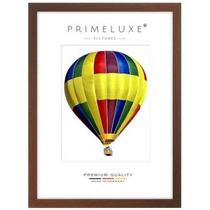 PrimeLuxe Cadre photo en bois 25 x 100 cm (Dimension de l'image) en Weng&eacute; Marron | Couleur et taille s&eacute;lectionnables | pour affiches | Puzzle | collage de photos (E-Commerce DELUXE, neuf)
