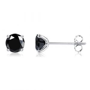 MILACOLATO CZ Boucles d'Oreilles Argent 925 Pour Femme Homme, Longues Boucles d'Oreilles Clou Arc-En-Ciel Avec Zirconium Aurora, Argent/Or/Or Rose Cuff CZ Sleeper Oreille Piercing Hypoallerg&eacute;nique 5mm (qingtxc, neuf)