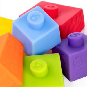 FANCY Tour Cube Gigogne 19cm, Pyramide Bébé avec 6 Cubes à Empiler, Tour Gigogne Empilabe et Сube Bebe 1+ Ans (DreammyToys, neuf)