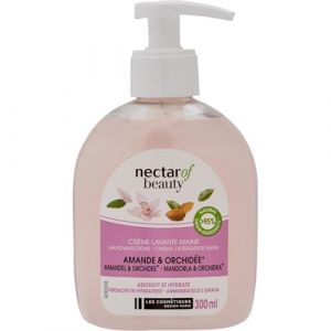 BEAUTY - Savon Liquide Amande et Orchid&eacute;e NECTAR OF | Onctueux et gourmand | Pour une hygi&egrave;ne douce et parfum&eacute;e | le flacon de 300mL | LOT DE 4 (ViveVers, neuf)