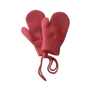 G&eacute;n&eacute;rique Mitaine Enfant Moufle Bebe s B&eacute;b&eacute; Enfants Mitaine Enfant Cartoon Mignon Gloves Avec Corde Mitaine B&eacute;b&eacute; s Tricot&eacute;s Avec Doublure Peluche Moufles Enfant Filles Gar&ccedil;ons 3 &agrave; 6 Ans (Cine montinr, neuf)