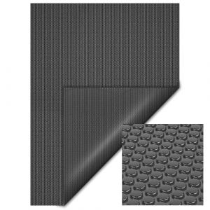 Wiltec Bâche à Bulles Solaire rectangulaire pour Piscine, 5 x 8 m, 400 µ, en PE, Couleur Noire, Couverture Piscine, Chauffage Piscine (Wiltec Wildanger Technik GmbH, neuf)