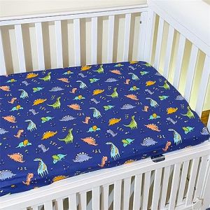 Odot Drap Housse pour Lit de B&eacute;b&eacute;, Draps Housses Enfants Respirant Douce Extensible Prot&egrave;ge Matelas pour Fille et Gar&ccedil;on, Lit B&eacute;b&eacute;, Berceau, Lit Parapluie (130x70cm,bleu) (Odot, neuf)