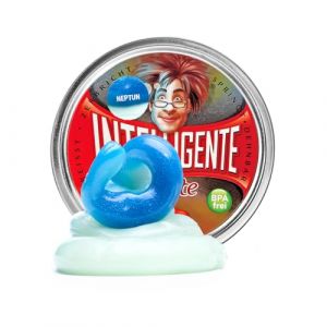 Intelligente Knete Neptune : change de couleur au soleil (UV) et brille dans l'obscurité 80 g (TrendBuzz GmbH, neuf)
