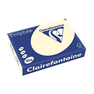 Clairefontaine - 1871 - Ramette 500 A4 - 80g/m2 - Ivoire (AUDY UNIVERS BUREAU, neuf)