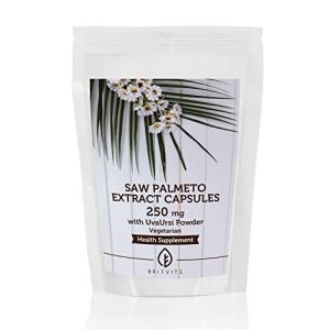 Saw Palmetto 250 mg & Uva Ursi Extrait v&eacute;g&eacute;tal x30 g&eacute;lules (BritVits, neuf)