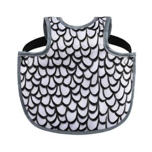 Tablier de protection r&eacute;glable pour poules, tenue imperm&eacute;able, fournitures d'&eacute;levage d'ailes d'animaux 31,5 x 23,9 cm, sangles r&eacute;glables pour habitat de volaille, poulailler, ferme, noir/blanc, Refer (danicy, neuf)