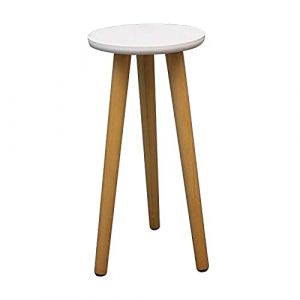 MCDSAJ Petit support rond en bois pour plantes d'intérieur - Support de pot de fleurs en bois pour pots de fleurs - Décoration d'intérieur moderne (Tigher&Tigher, neuf)