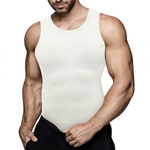 CHUMIAN Débardeur de Compression Homme Débardeur Gainant Homme Maillot de Corps Gaine Ventre Plat Gainant Minceur sous-vêtements sans Couture (Chumian, neuf)