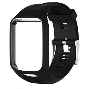 LICHIFIT Bracelet en TPE pour TomTom Adventurer Golfer 2 Runner 2/3 Spark/Spark 3 Montre de sport GPS (leagoodshop, neuf)